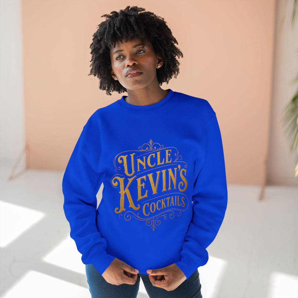 Sweatshirt — "Uncle Kevin's Cocktails" Vintage Bar Logo Crewneck