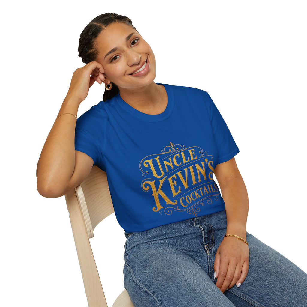Uncle Kevin’s Cocktails Soft Style Tee — Vintage Bar T-Shirt