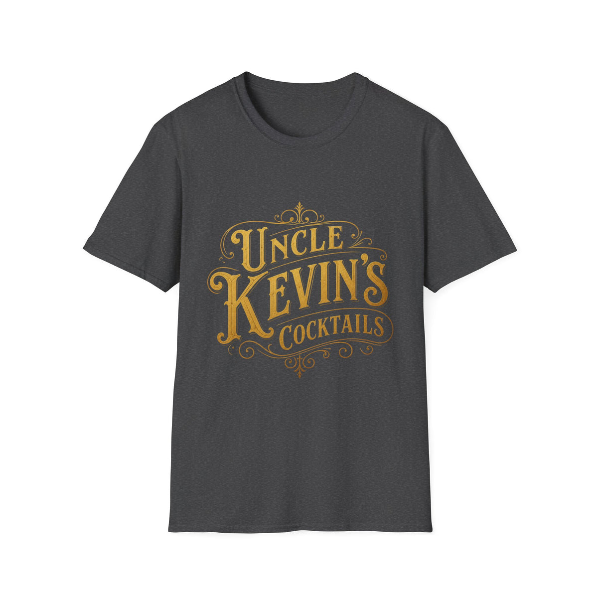 Uncle Kevin’s Cocktails Soft Style Tee — Vintage Bar T-Shirt