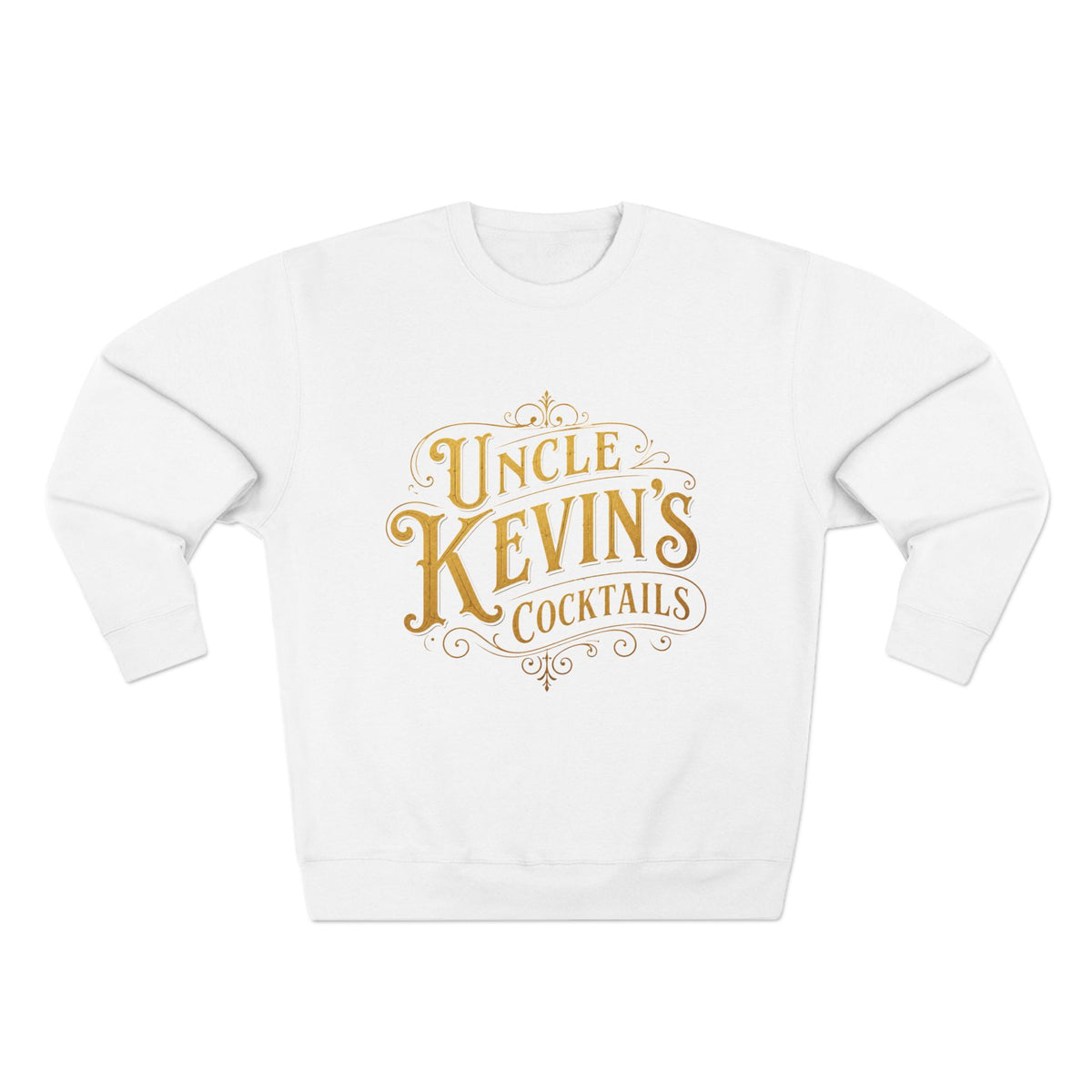 Sweatshirt — "Uncle Kevin's Cocktails" Vintage Bar Logo Crewneck