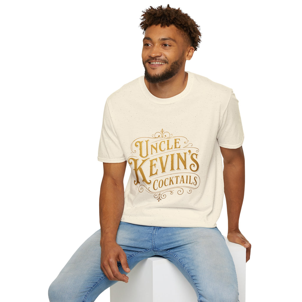 Uncle Kevin’s Cocktails Soft Style Tee — Vintage Bar T-Shirt