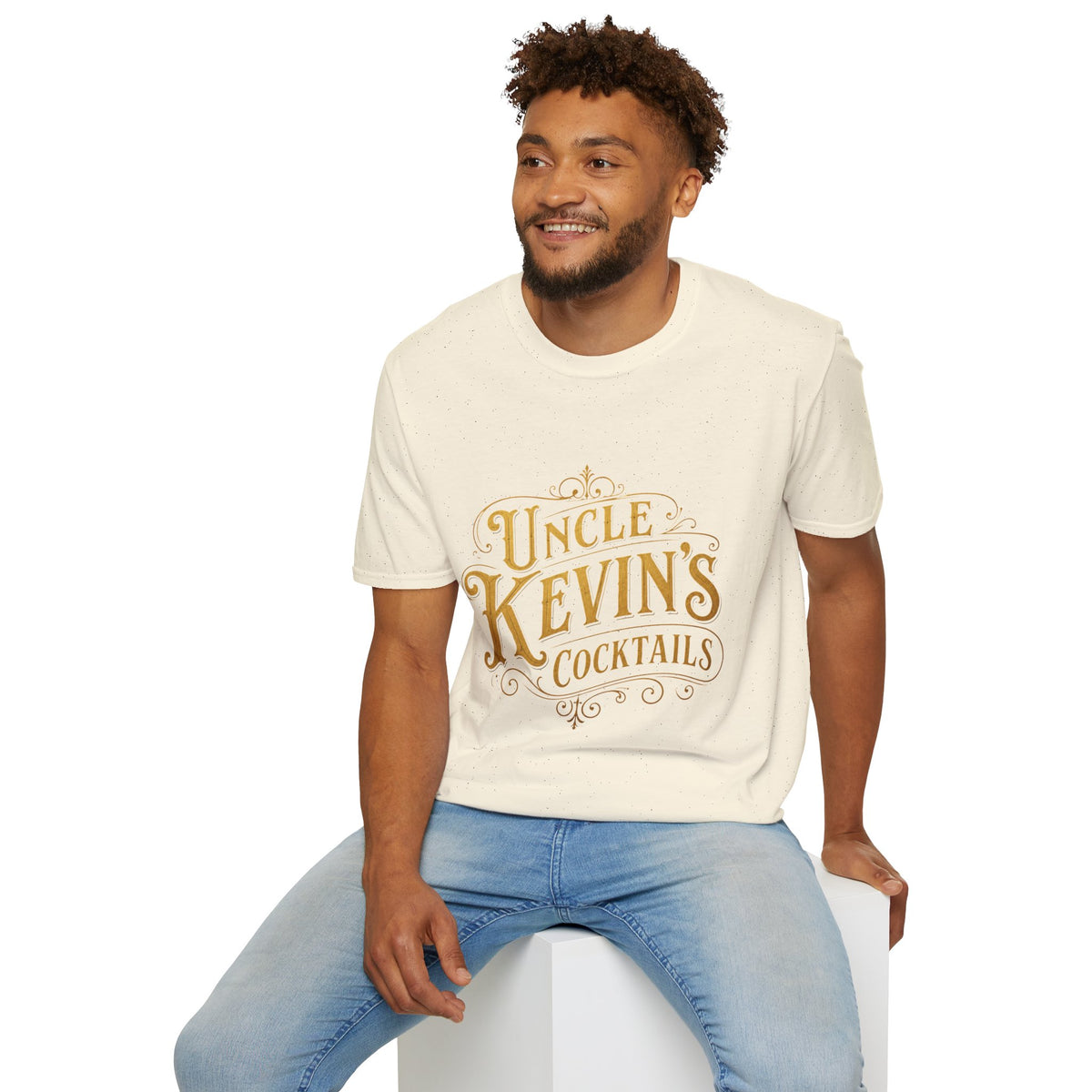 Uncle Kevin’s Cocktails Soft Style Tee — Vintage Bar T-Shirt