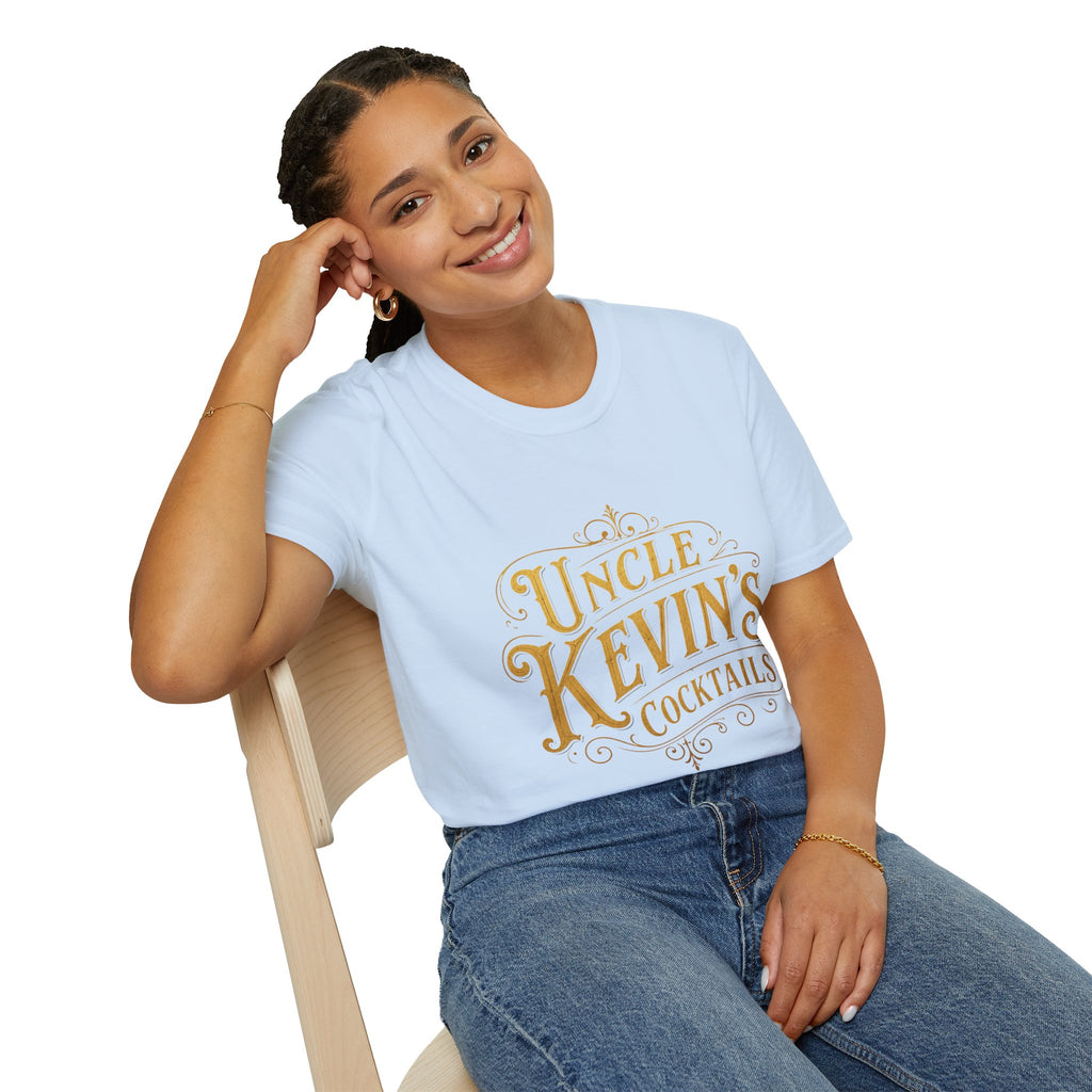 Uncle Kevin’s Cocktails Soft Style Tee — Vintage Bar T-Shirt