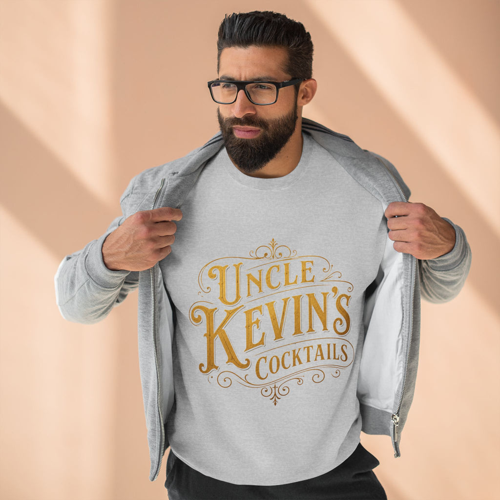 Sweatshirt — "Uncle Kevin's Cocktails" Vintage Bar Logo Crewneck