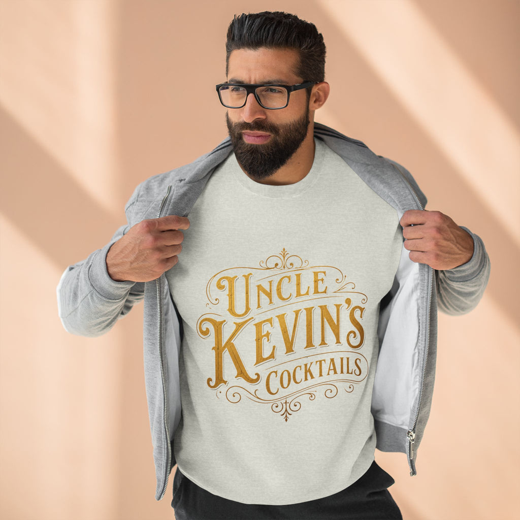 Sweatshirt — "Uncle Kevin's Cocktails" Vintage Bar Logo Crewneck