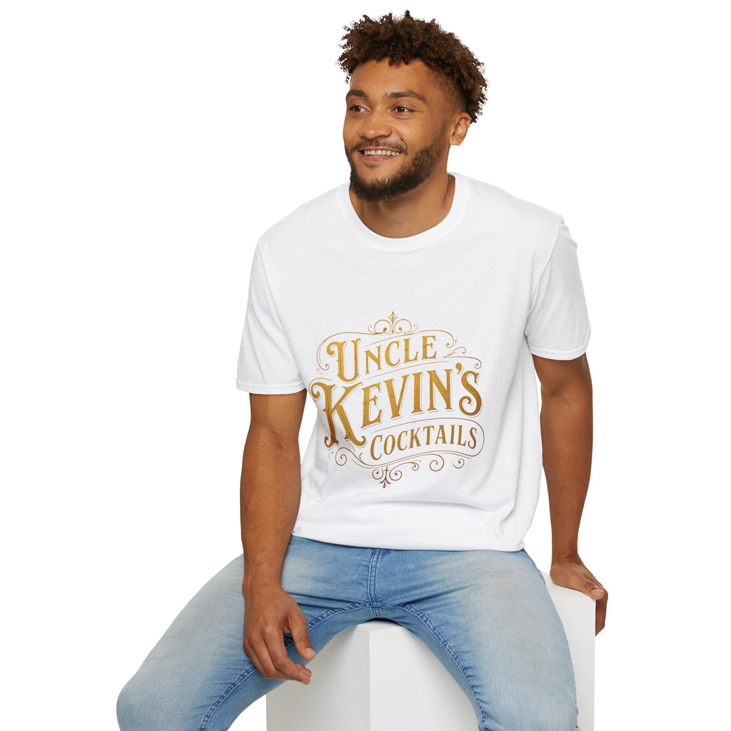 Uncle Kevin’s Cocktails Soft Style Tee — Vintage Bar T-Shirt