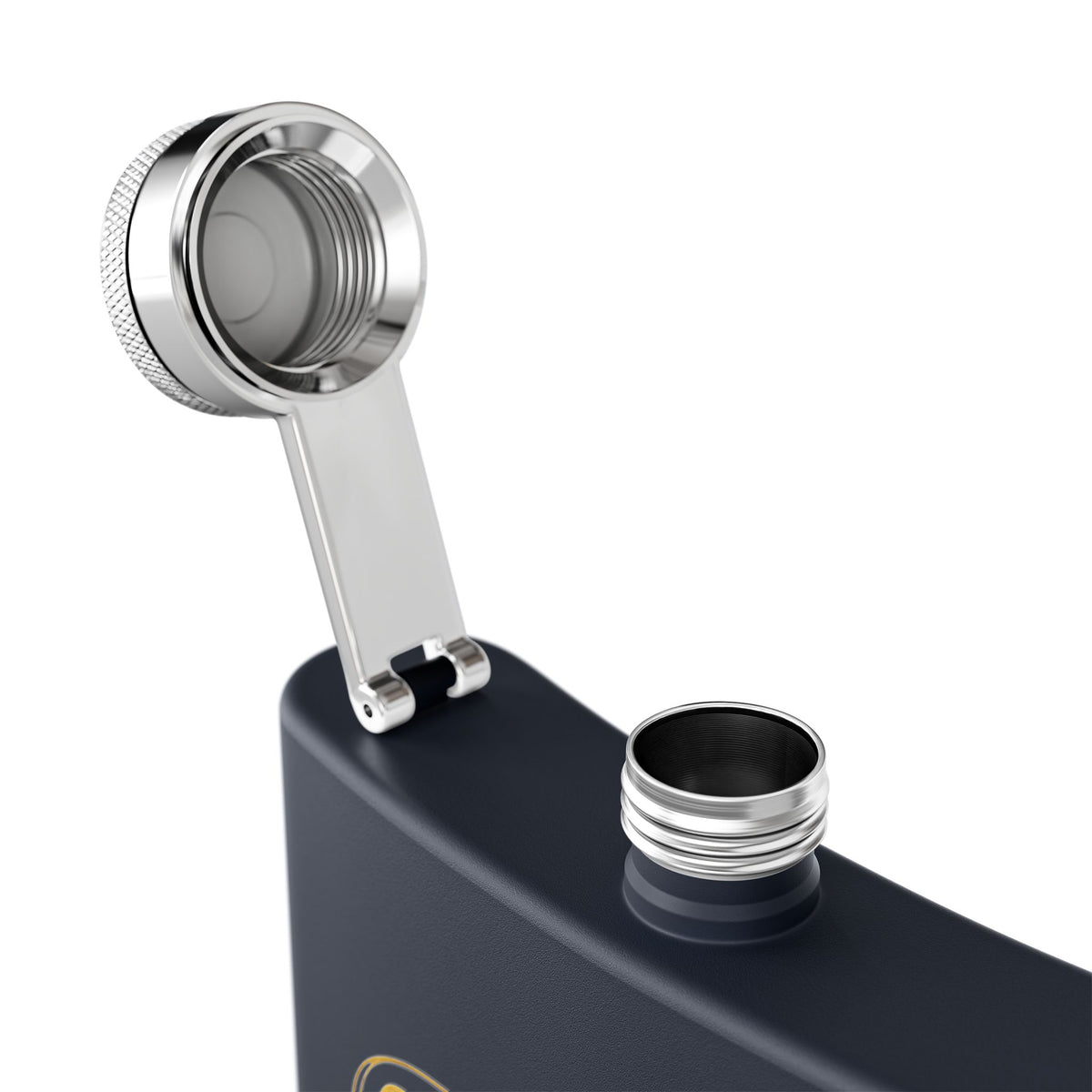 Flask — "Uncle Kevin's Cocktails" 6oz Personalized Stainless Steel Hip Flask