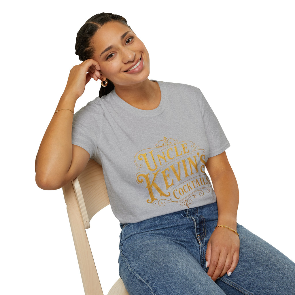 Uncle Kevin’s Cocktails Soft Style Tee — Vintage Bar T-Shirt