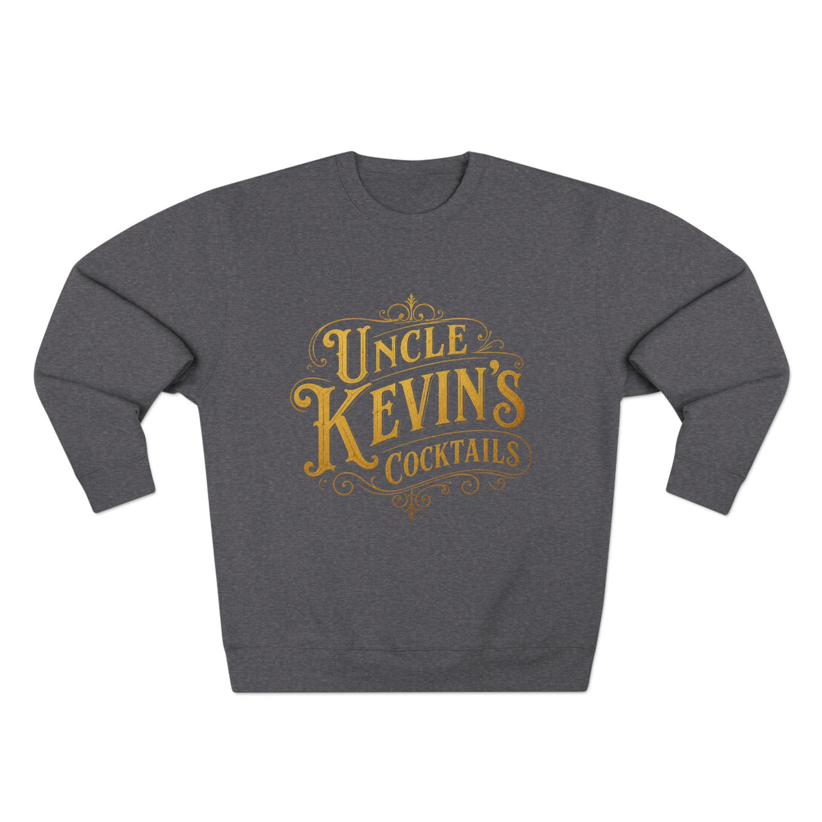 Sweatshirt — "Uncle Kevin's Cocktails" Vintage Bar Logo Crewneck