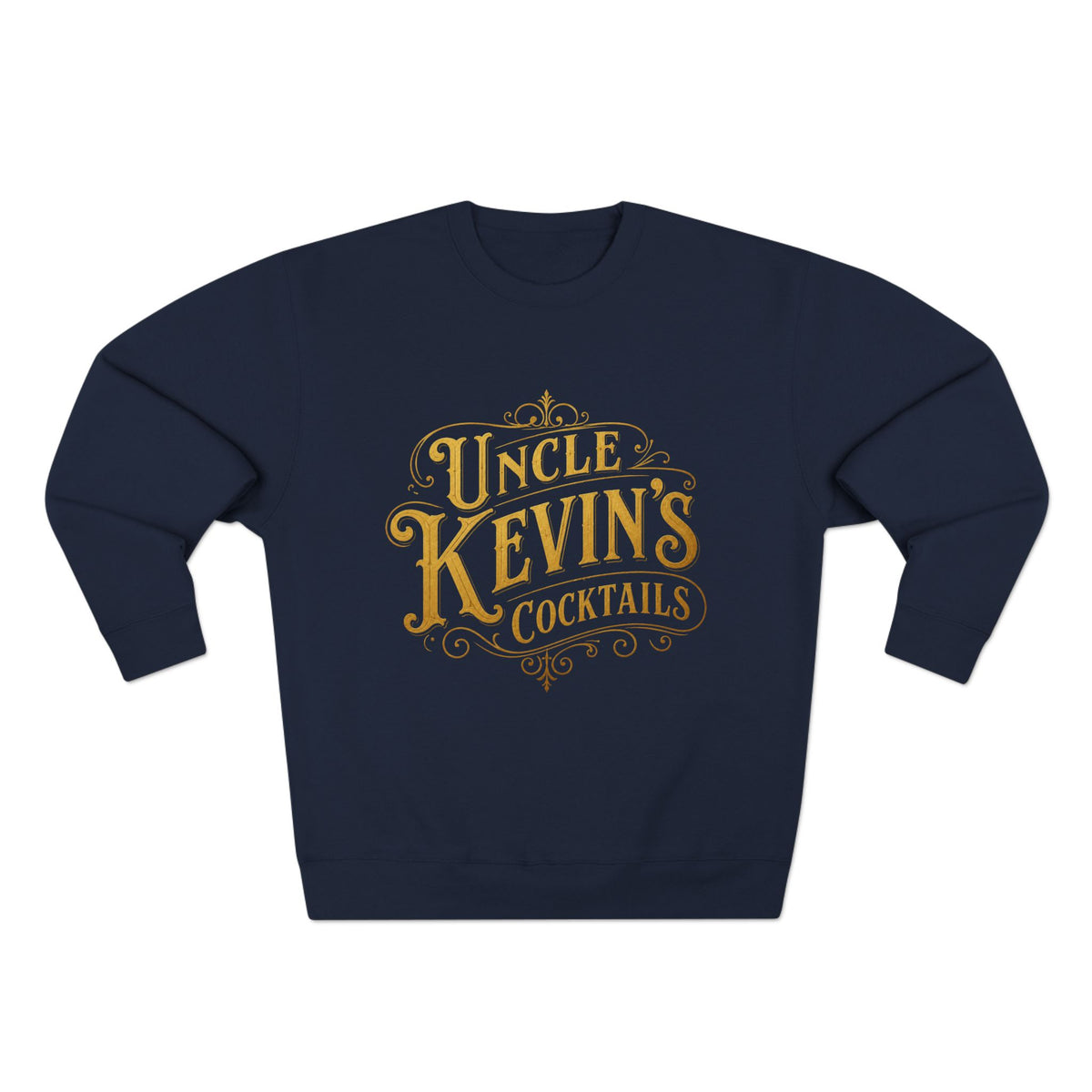 Sweatshirt — "Uncle Kevin's Cocktails" Vintage Bar Logo Crewneck