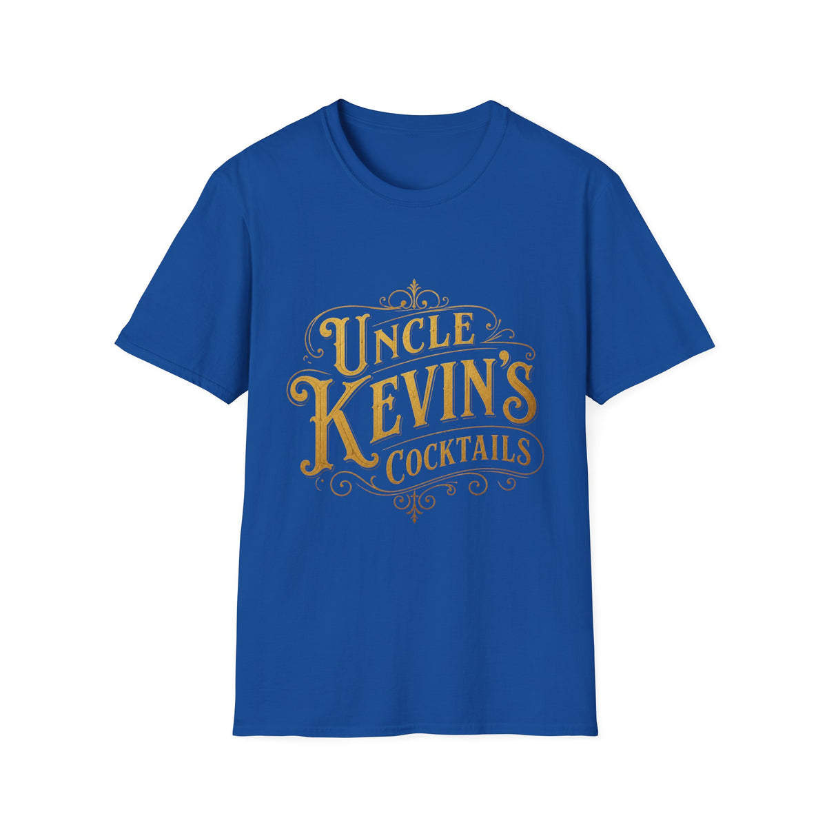 Uncle Kevin’s Cocktails Soft Style Tee — Vintage Bar T-Shirt