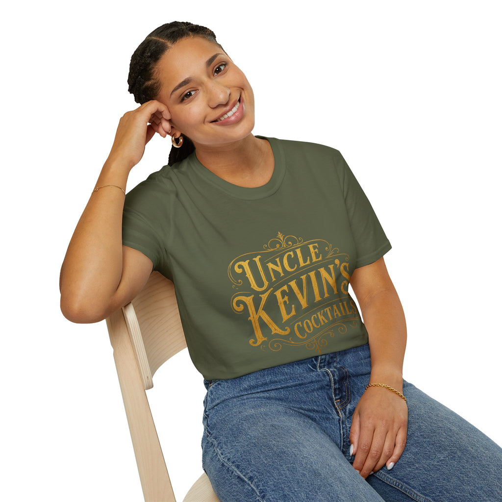 Uncle Kevin’s Cocktails Soft Style Tee — Vintage Bar T-Shirt