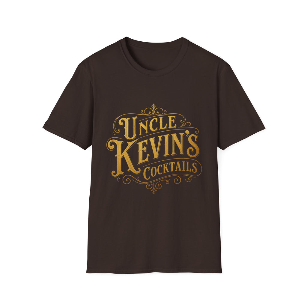 Uncle Kevin’s Cocktails Soft Style Tee — Vintage Bar T-Shirt
