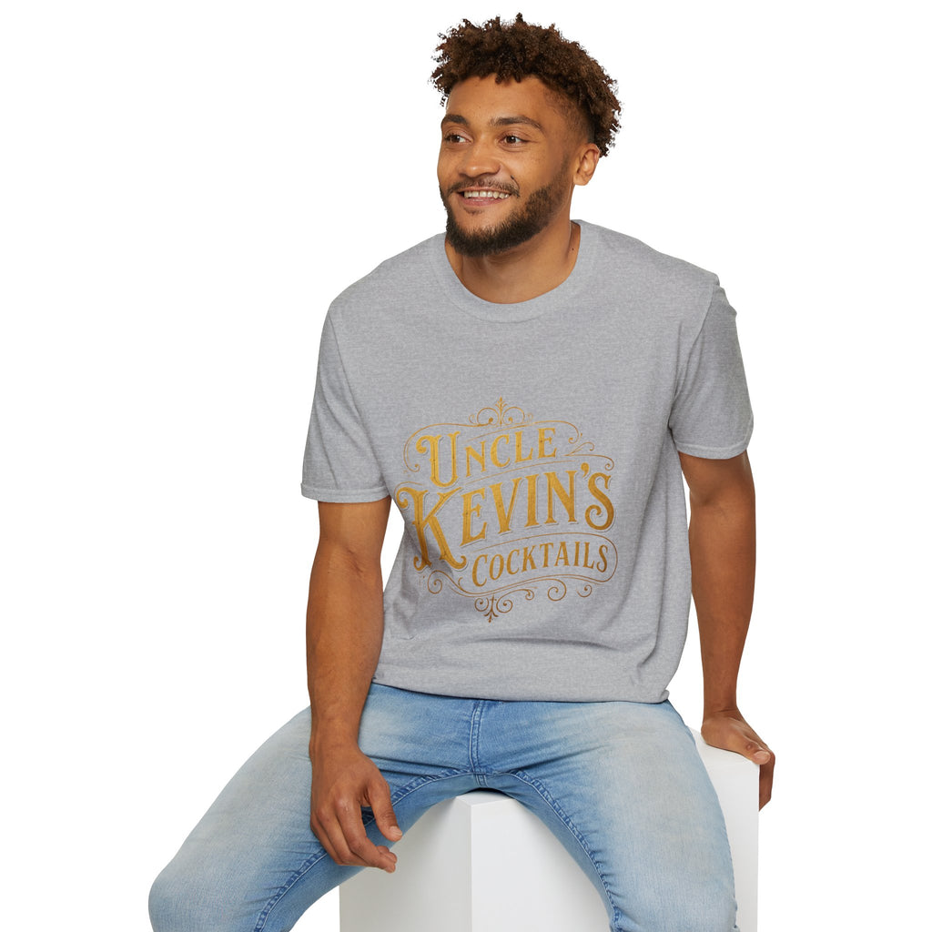 Uncle Kevin’s Cocktails Soft Style Tee — Vintage Bar T-Shirt