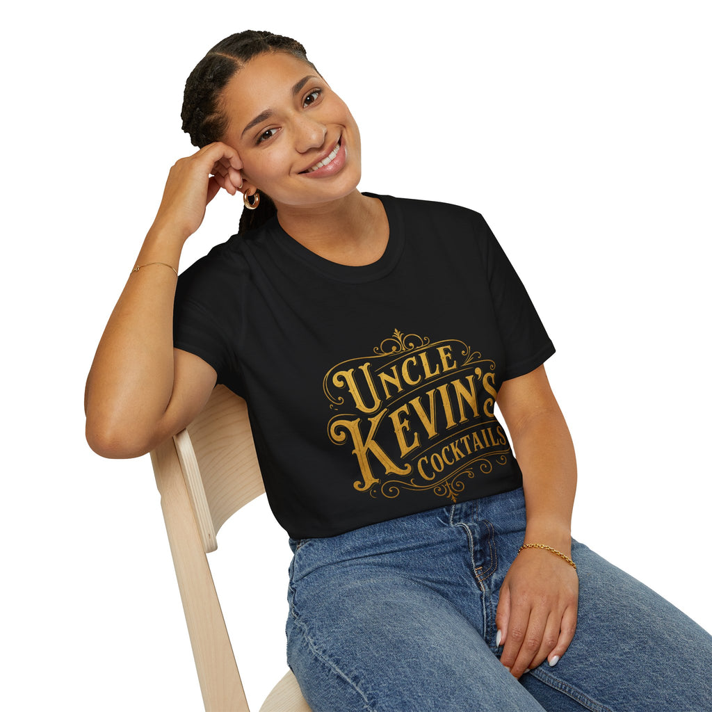 Uncle Kevin’s Cocktails Soft Style Tee — Vintage Bar T-Shirt