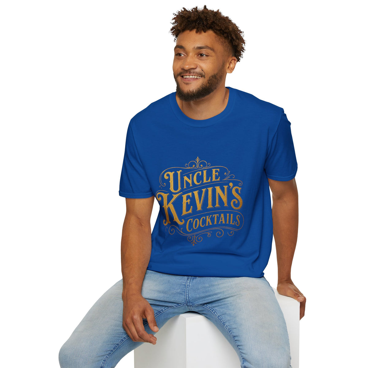 Uncle Kevin’s Cocktails Soft Style Tee — Vintage Bar T-Shirt