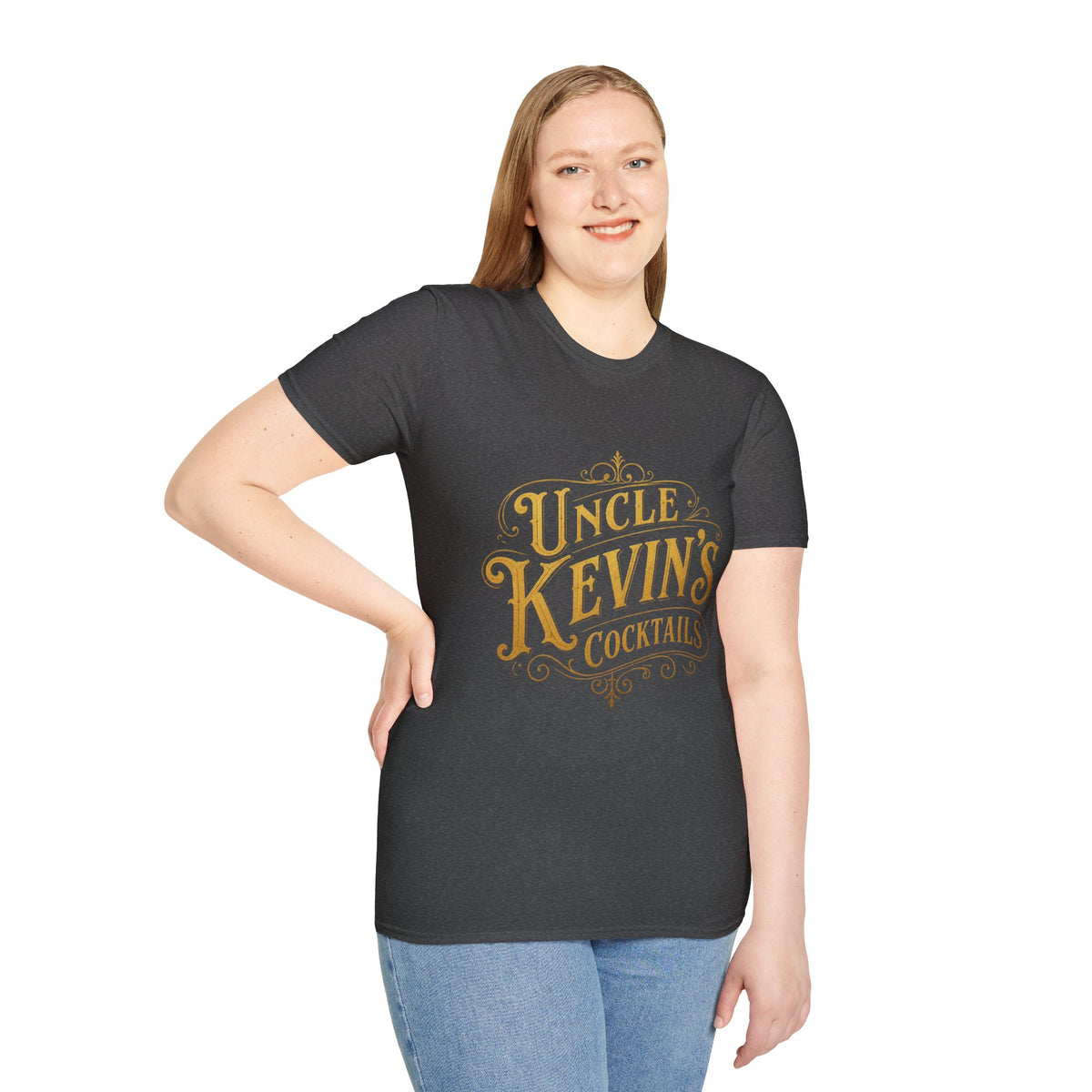 Uncle Kevin’s Cocktails Soft Style Tee — Vintage Bar T-Shirt