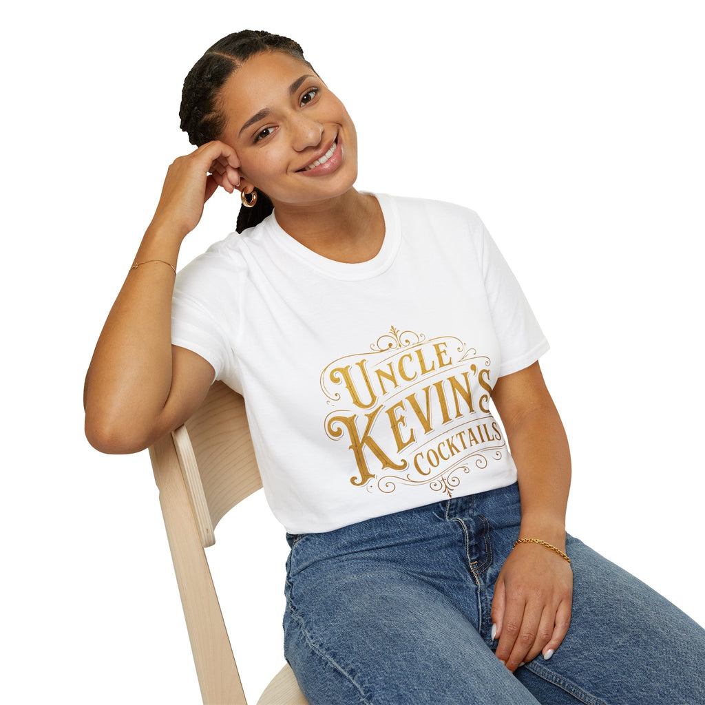 Uncle Kevin’s Cocktails Soft Style Tee — Vintage Bar T-Shirt