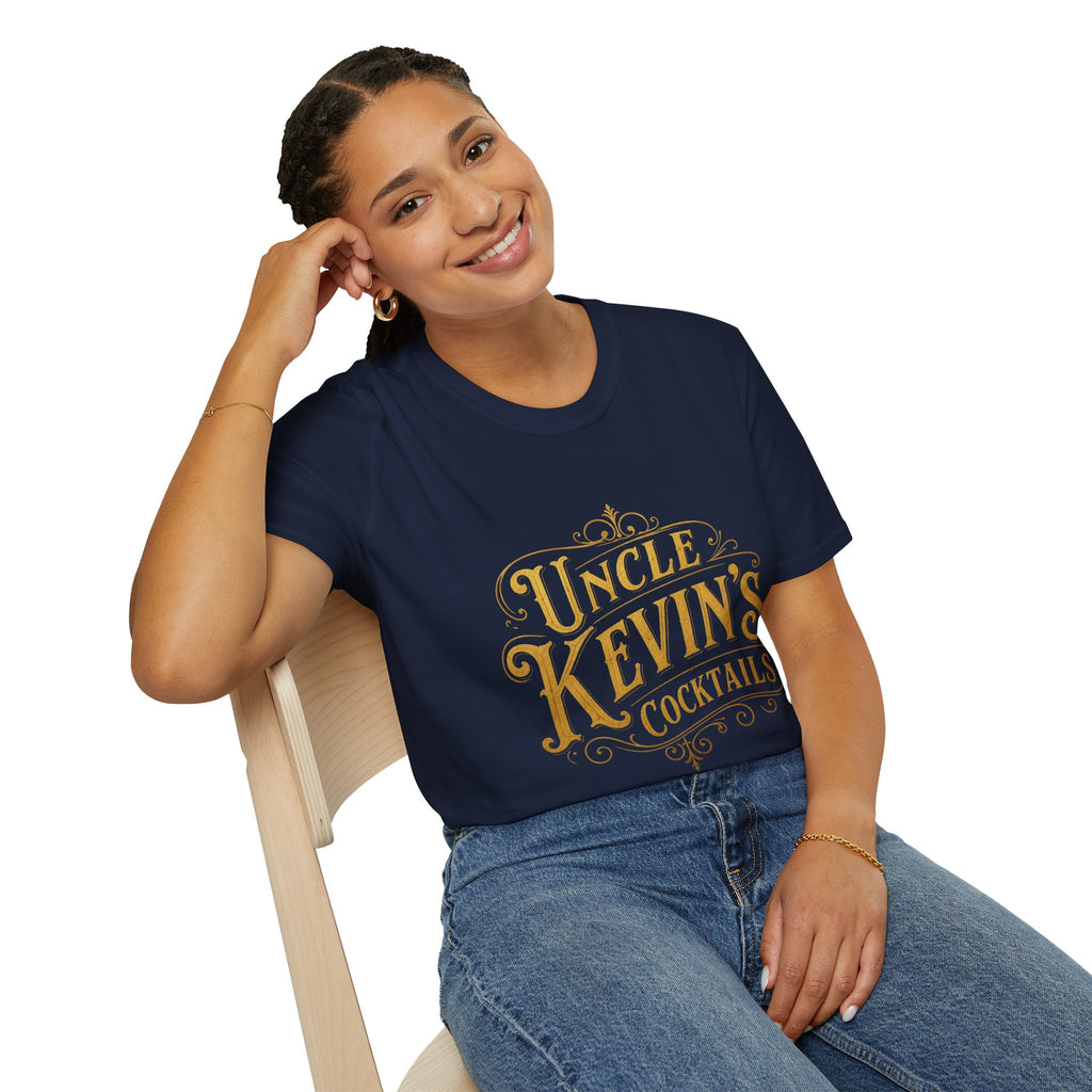 Uncle Kevin’s Cocktails Soft Style Tee — Vintage Bar T-Shirt