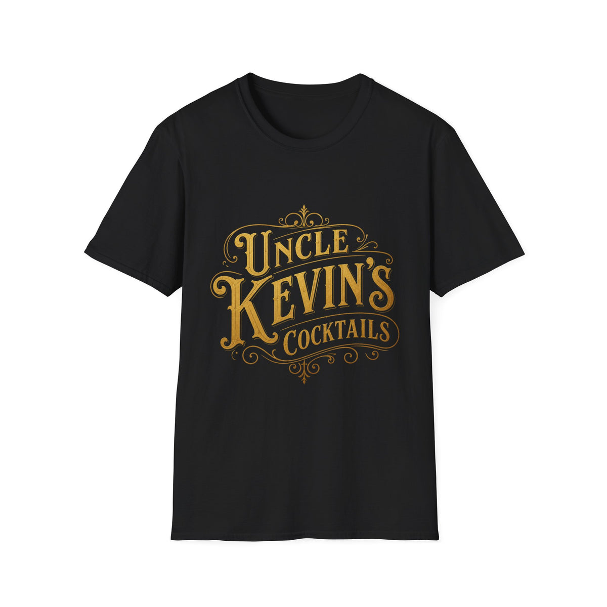 Uncle Kevin’s Cocktails Soft Style Tee — Vintage Bar T-Shirt