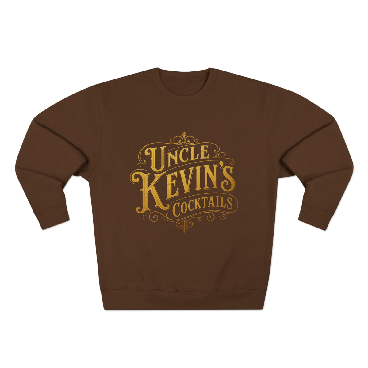 Sweatshirt — "Uncle Kevin's Cocktails" Vintage Bar Logo Crewneck