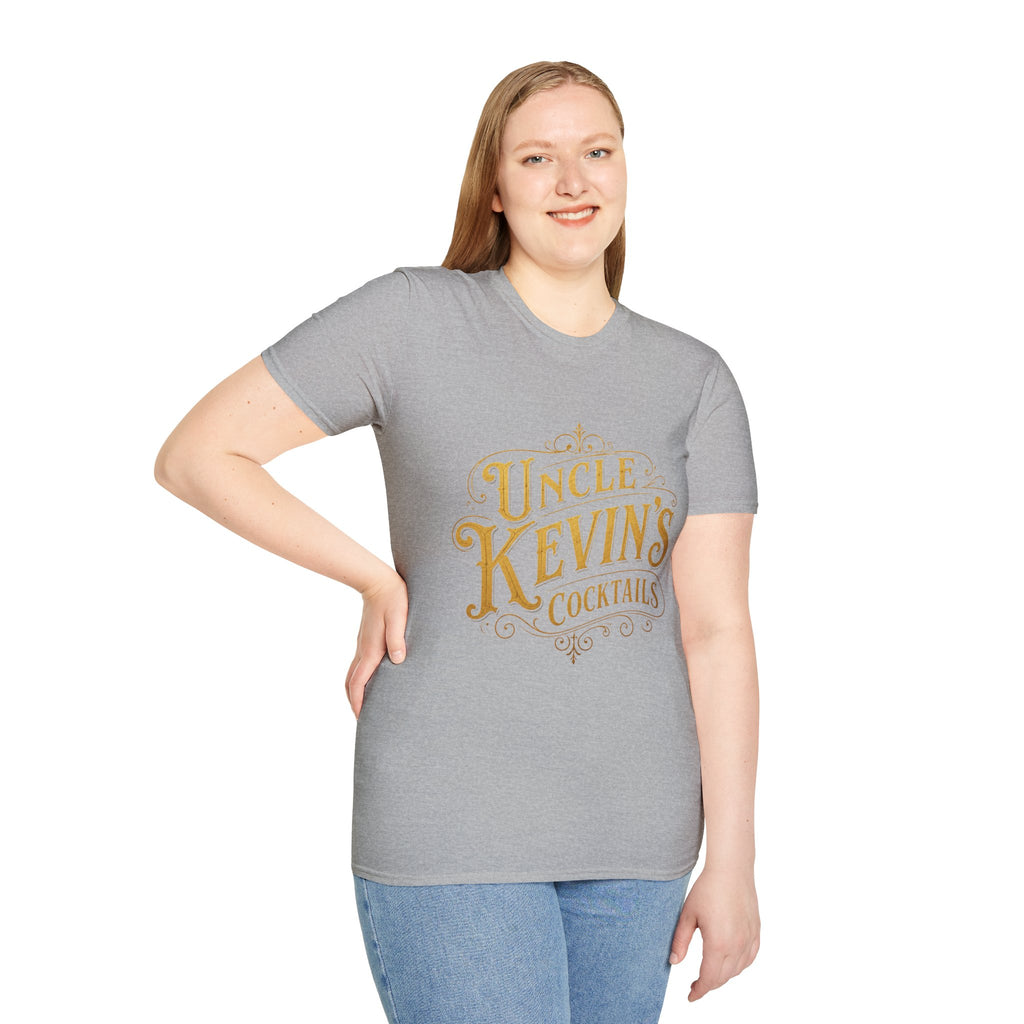Uncle Kevin’s Cocktails Soft Style Tee — Vintage Bar T-Shirt