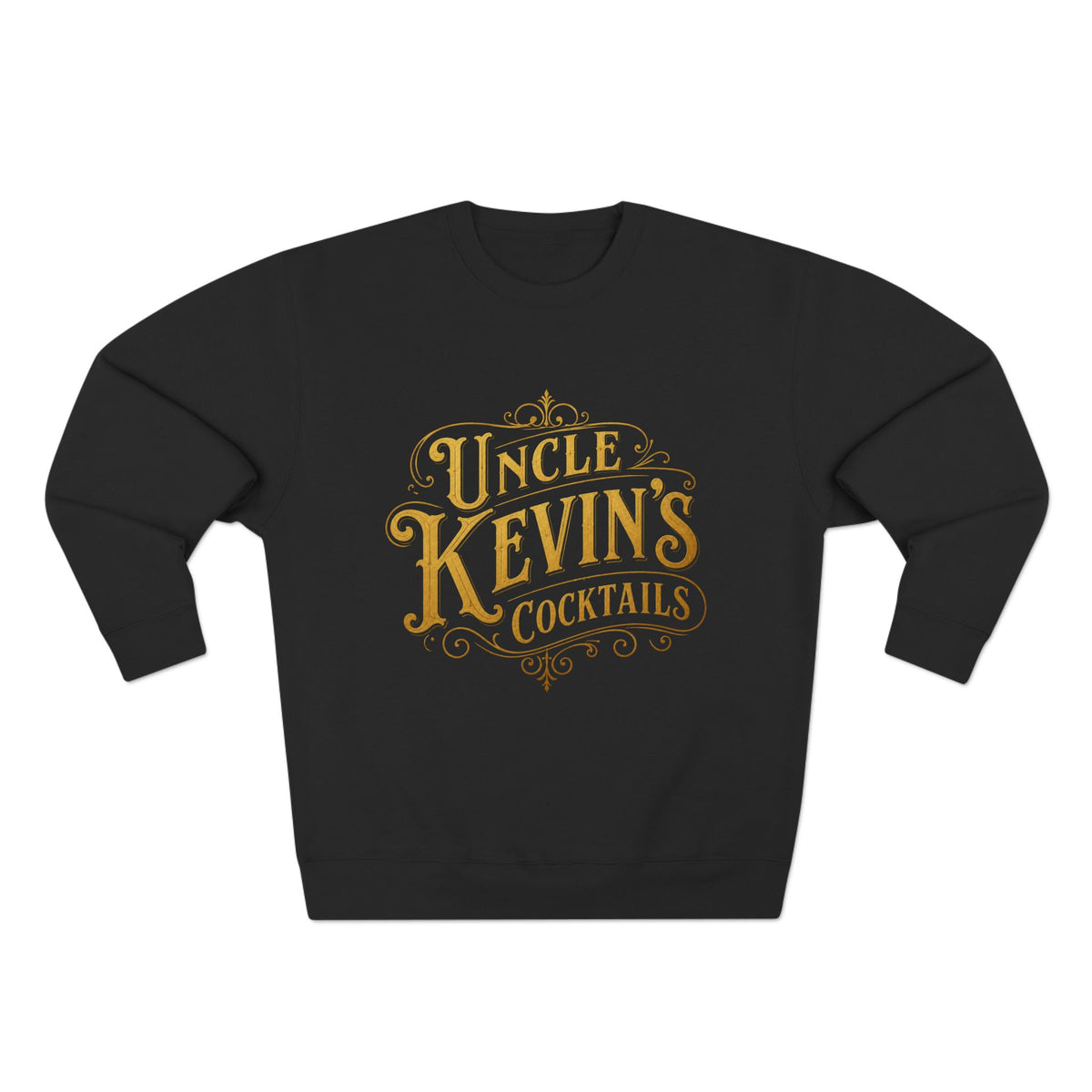 Sweatshirt — "Uncle Kevin's Cocktails" Vintage Bar Logo Crewneck