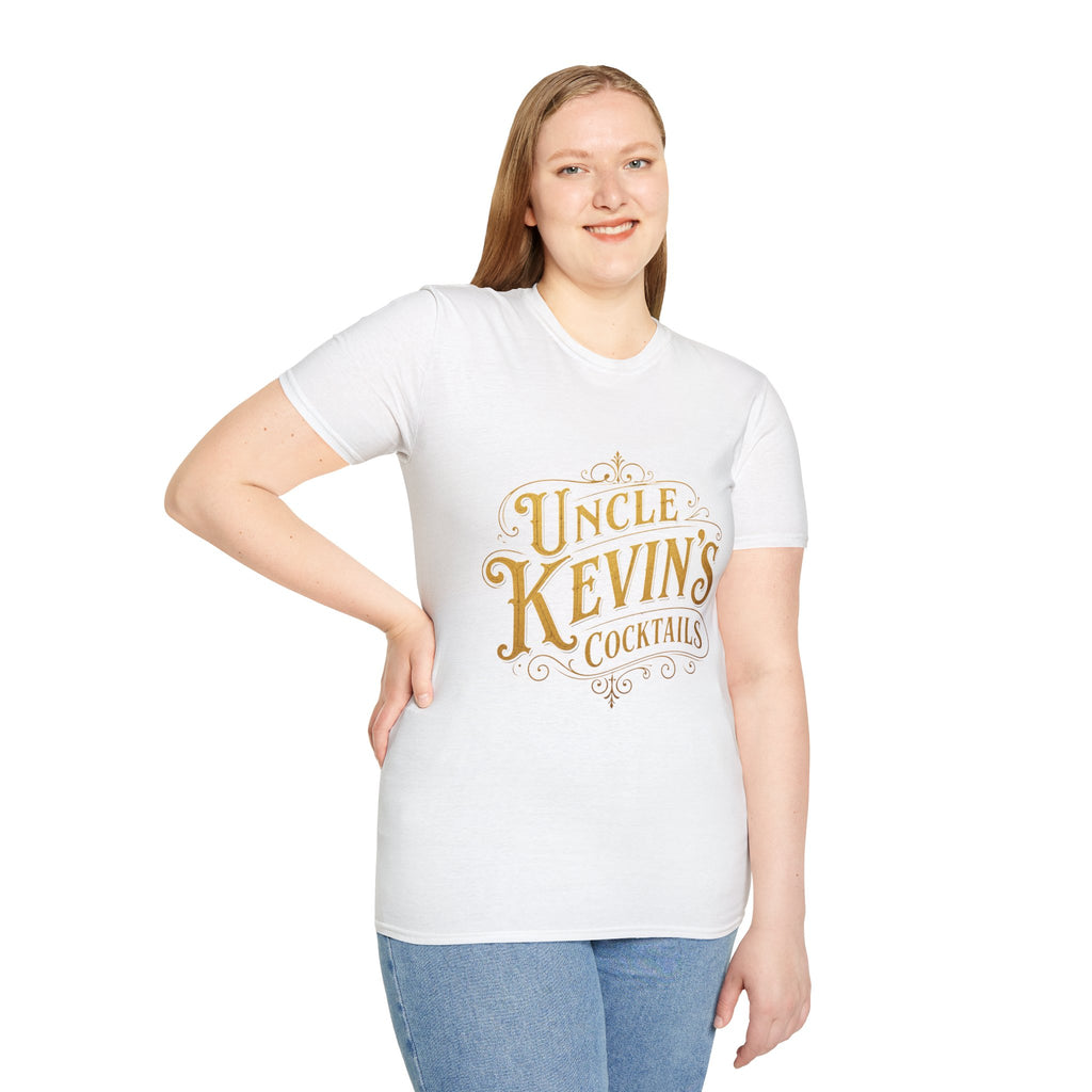 Uncle Kevin’s Cocktails Soft Style Tee — Vintage Bar T-Shirt