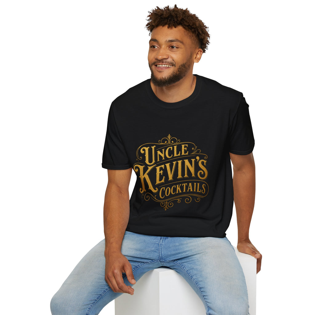 Uncle Kevin’s Cocktails Soft Style Tee — Vintage Bar T-Shirt