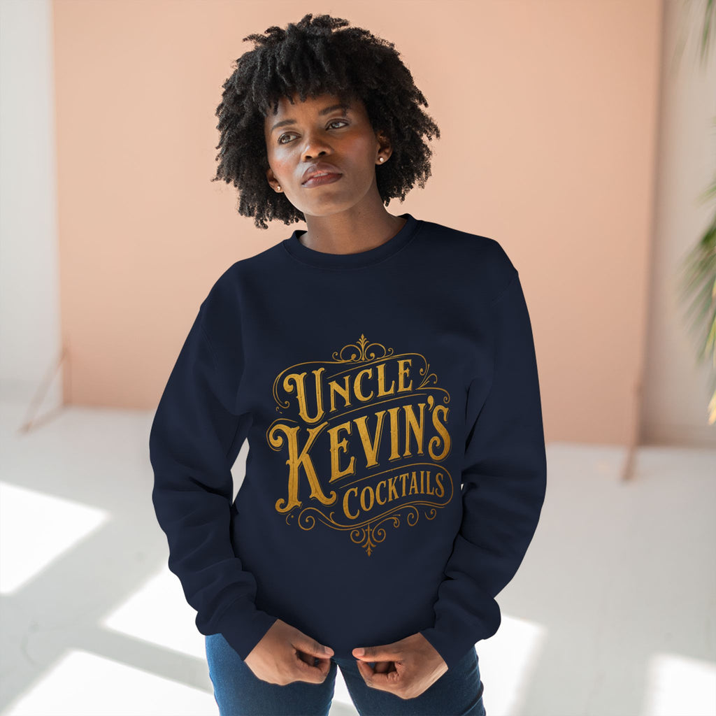 Sweatshirt — "Uncle Kevin's Cocktails" Vintage Bar Logo Crewneck