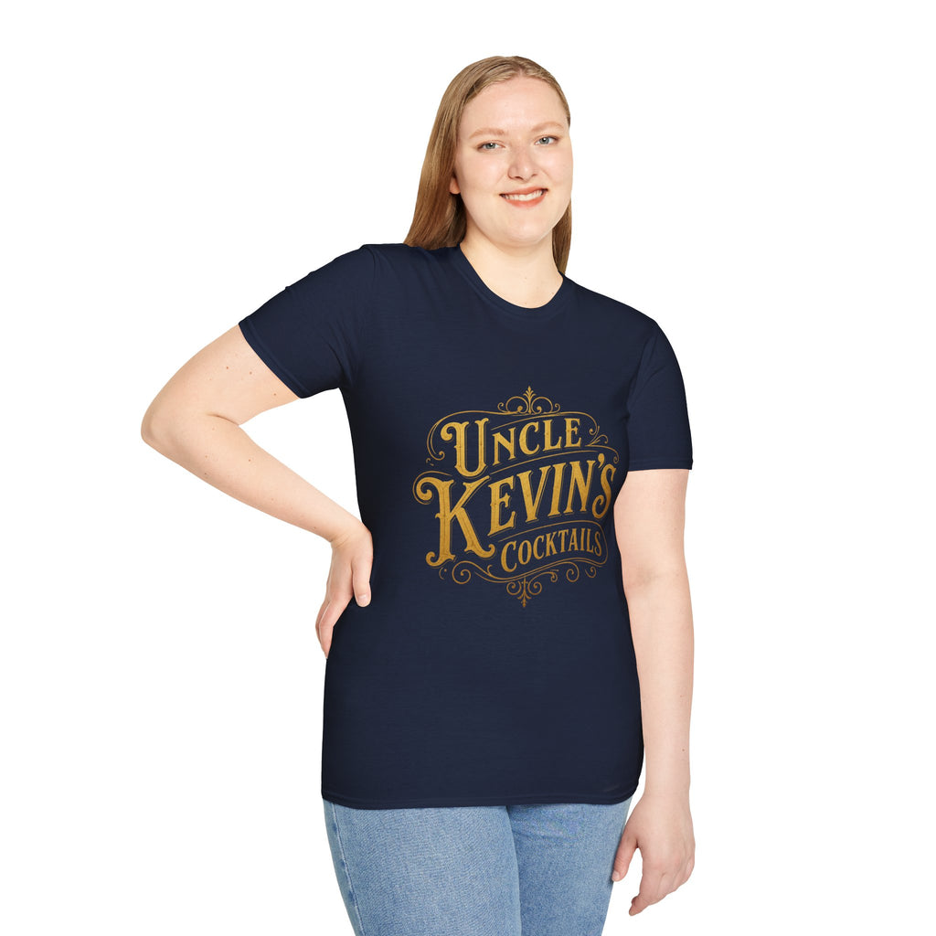 Uncle Kevin’s Cocktails Soft Style Tee — Vintage Bar T-Shirt