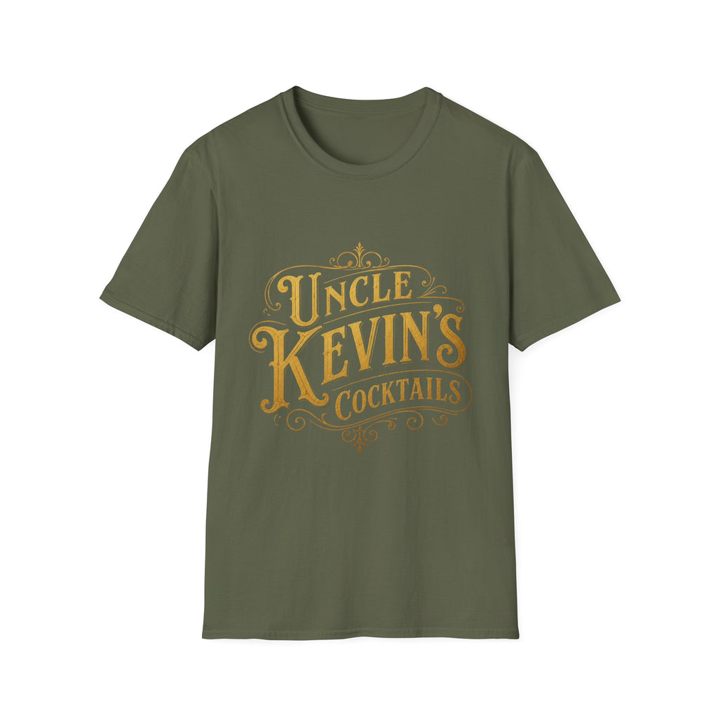 Uncle Kevin’s Cocktails Soft Style Tee — Vintage Bar T-Shirt