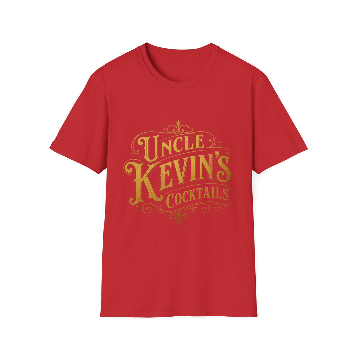 Uncle Kevin’s Cocktails Soft Style Tee — Vintage Bar T-Shirt