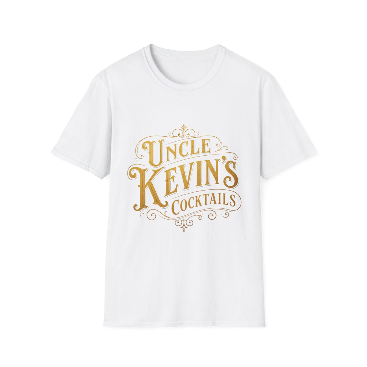 Uncle Kevin’s Cocktails Soft Style Tee — Vintage Bar T-Shirt