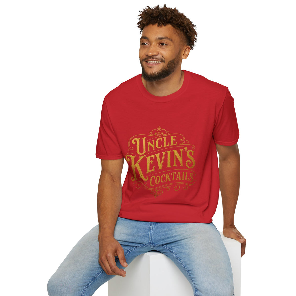 Uncle Kevin’s Cocktails Soft Style Tee — Vintage Bar T-Shirt