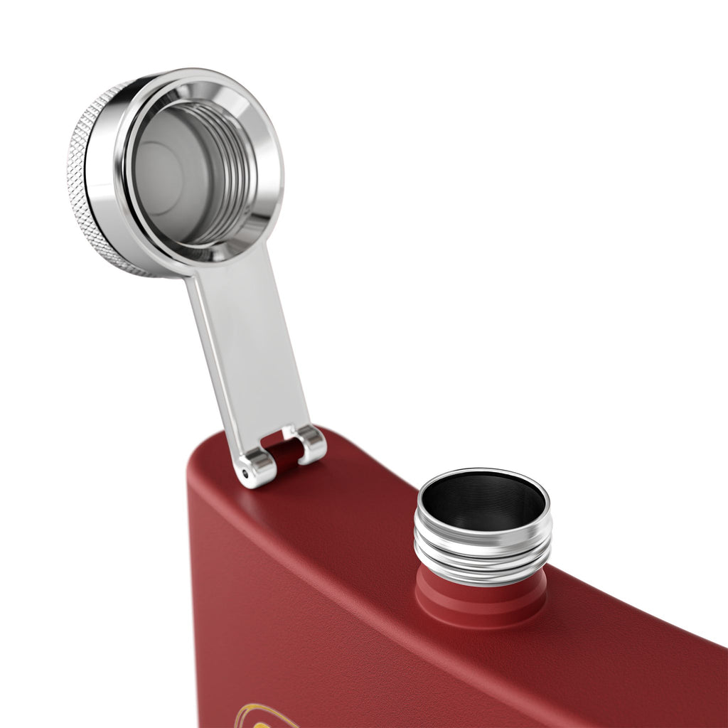 Flask — "Uncle Kevin's Cocktails" 6oz Personalized Stainless Steel Hip Flask