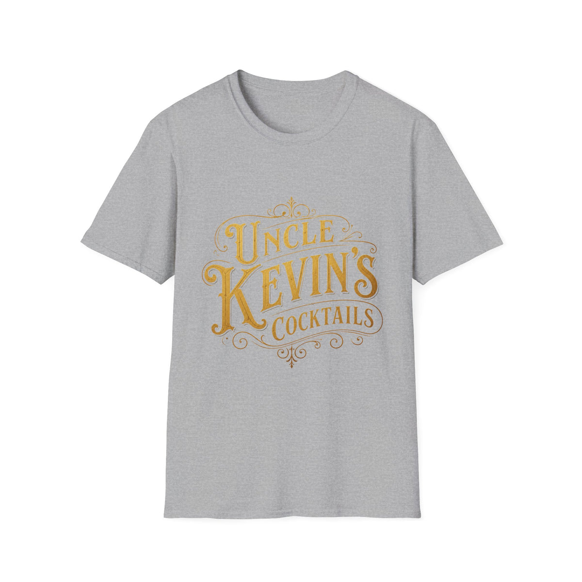 Uncle Kevin’s Cocktails Soft Style Tee — Vintage Bar T-Shirt