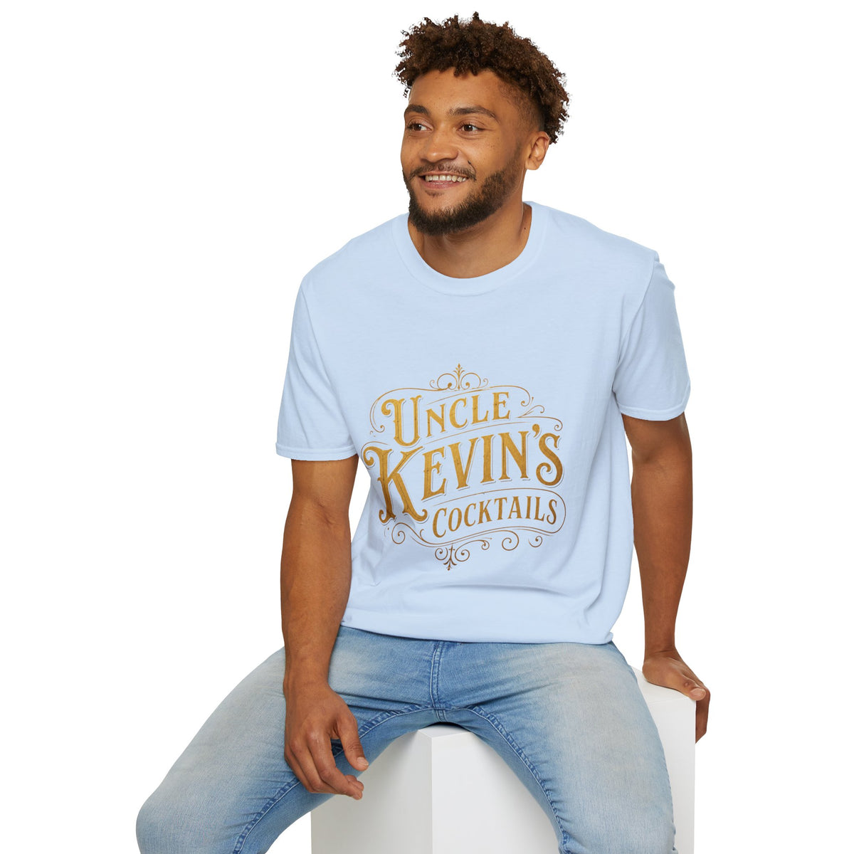 Uncle Kevin’s Cocktails Soft Style Tee — Vintage Bar T-Shirt
