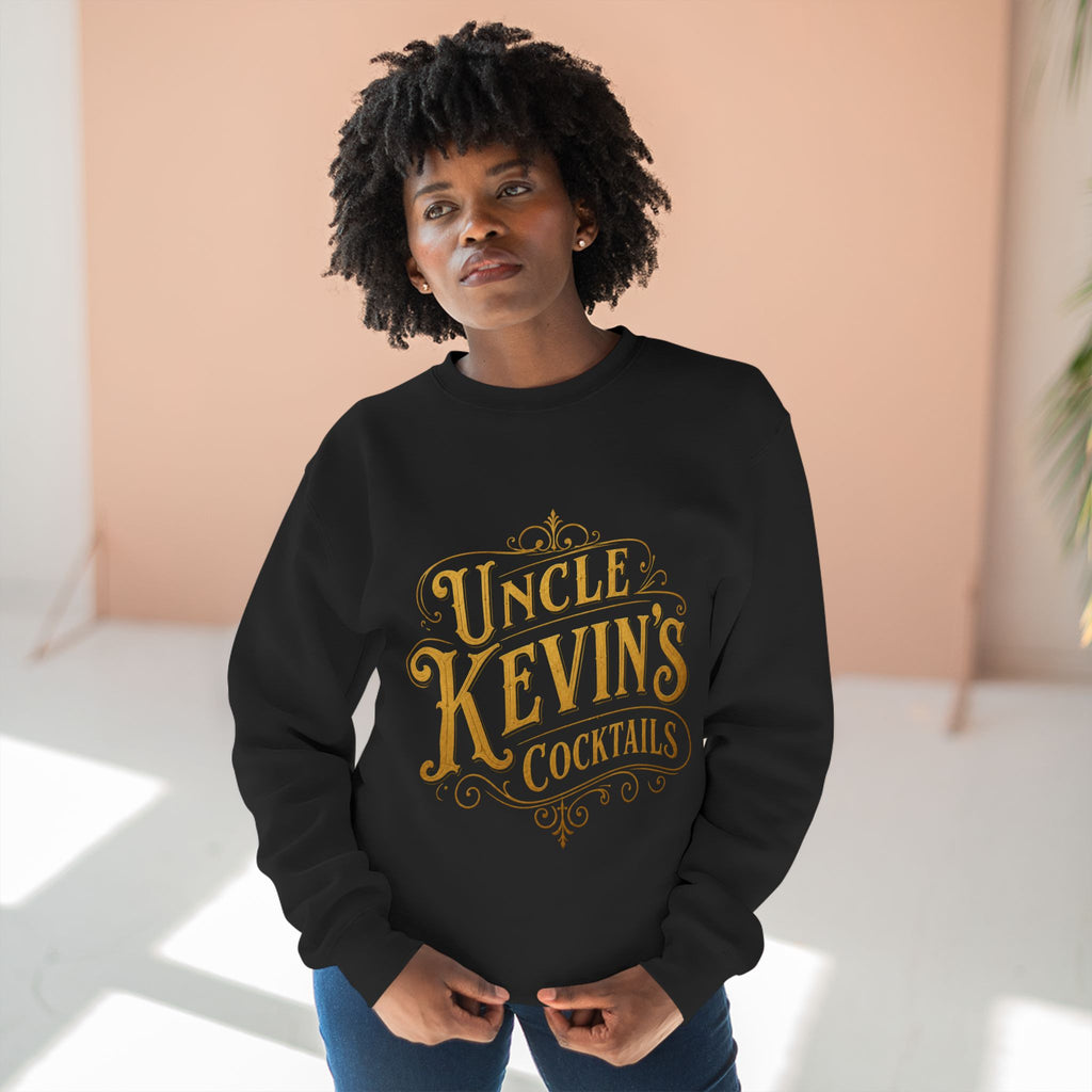 Sweatshirt — "Uncle Kevin's Cocktails" Vintage Bar Logo Crewneck