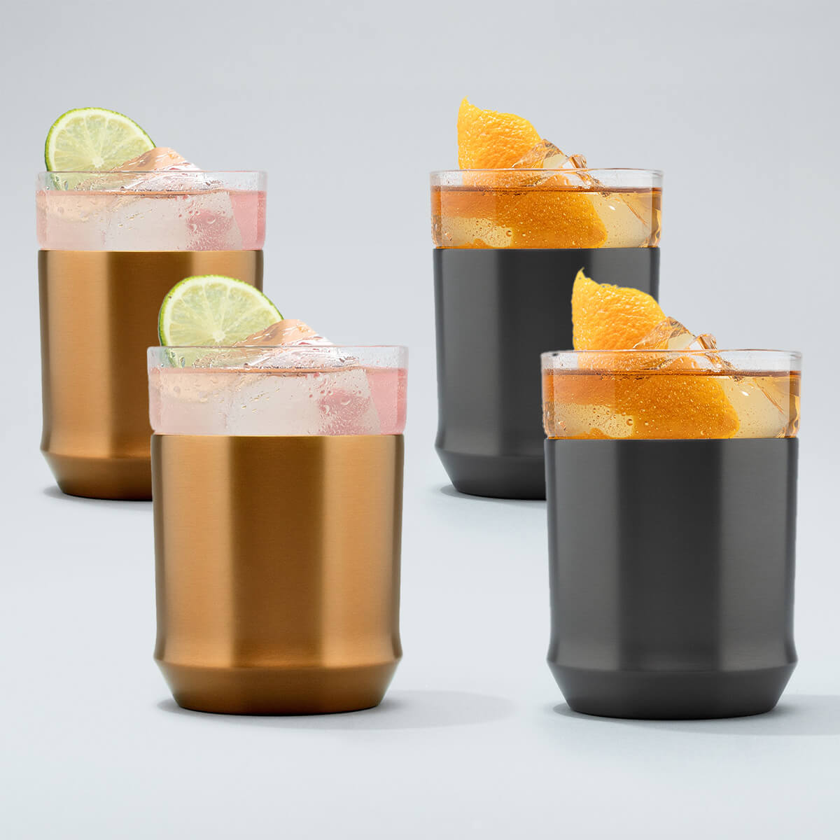 Hybrid Rocks Glass | Set of 4